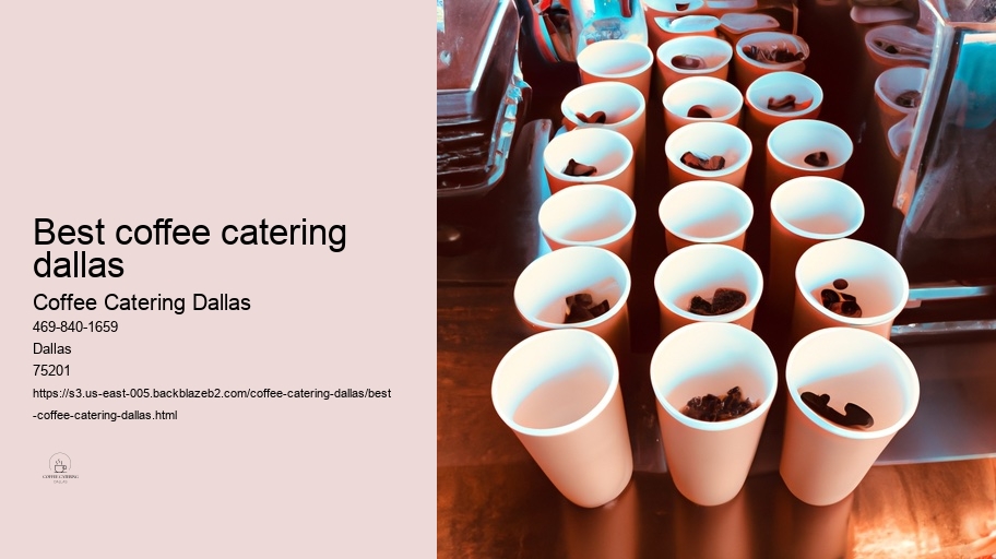 What are Some Innovative Ideas for Serving Coffee at Your Event in Dallas?  