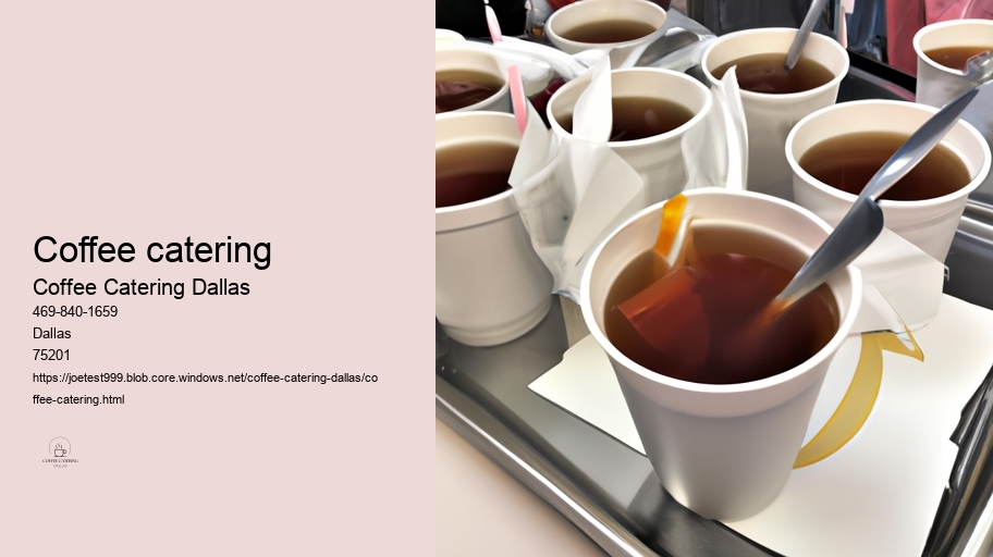 coffee catering