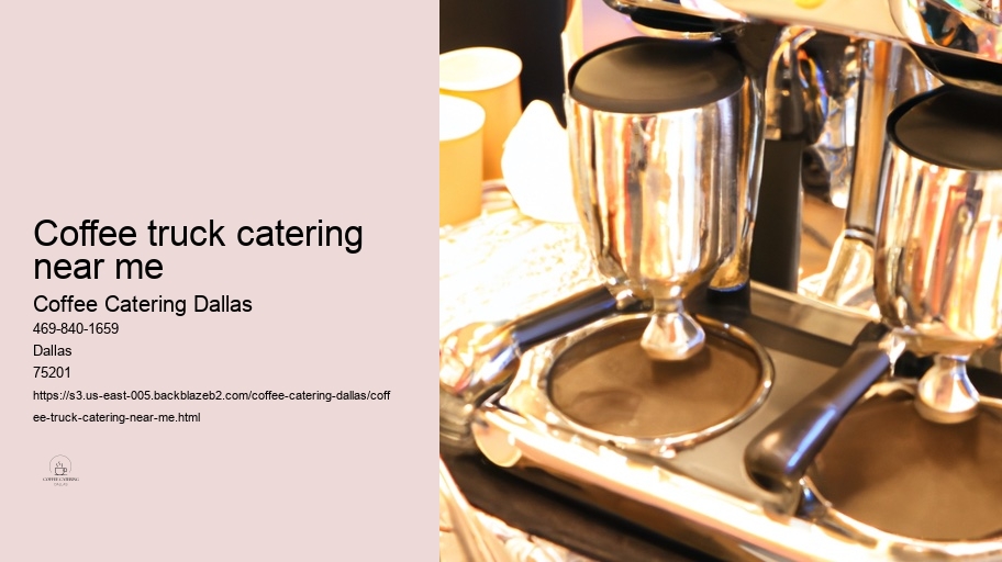 What to Look for When Booking a Coffee Caterer in Dallas 